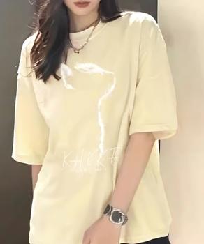 ビッグTシャツ レディース 半袖トップス 送料無料 即日発送-4