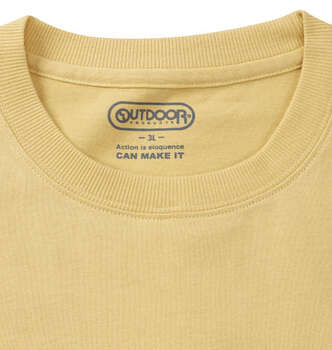 大きいサイズ OUTDOOR PRODUCTS 天竺半袖Tシャツ 3L 4L 5L 6L 7L 8L クリームイエロー ラッピング可 送料無料 即日発送-3