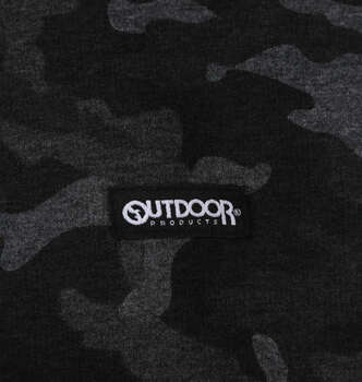 大きいサイズ OUTDOOR PRODUCTS インレイ裏毛半袖フルジップパーカー 3L 4L 5L 6L 7L 8L チャコールカモ ラッピング可 送料無料 即日発送-3
