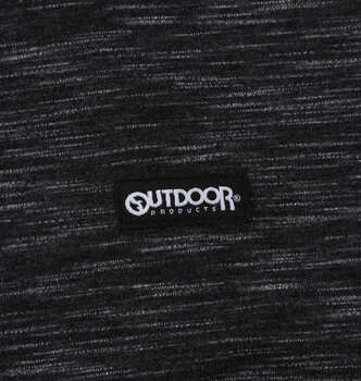 大きいサイズ OUTDOOR PRODUCTS インレイ裏毛半袖フルジップパーカー 3L 4L 5L 6L 7L 8L ブラック ラッピング可 送料無料 即日発送-3