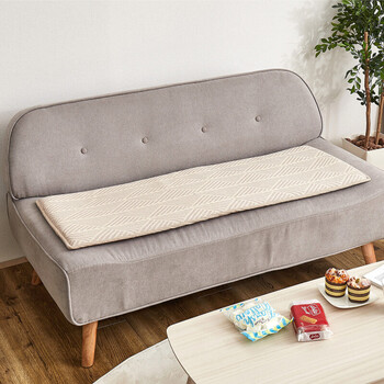 ベンチクッション インド綿100% クラック 2カラー 約43×120cm 送料無料-1