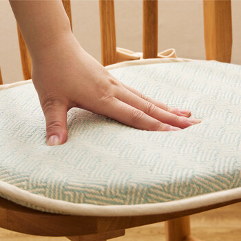 馬蹄クッション インド綿100% アルト 2カラー 約43×41cm 送料無料-4