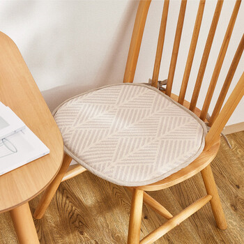 馬蹄クッション インド綿100% クラック 2カラー 約43×41cm 送料無料-1