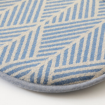 馬蹄クッション インド綿100% クラック 2カラー 約43×41cm 送料無料-2