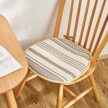 馬蹄クッション インド綿100% テラ 2カラー 約43×41cm 送料無料-1