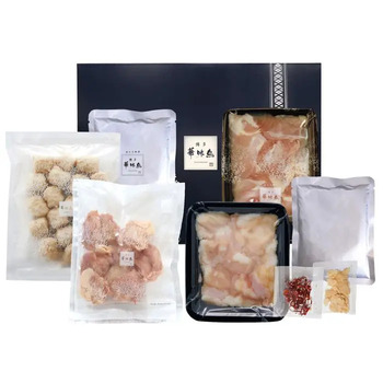 博多華味鳥 水たき もつ鍋食べ比べセット のし対応可 送料無料-6