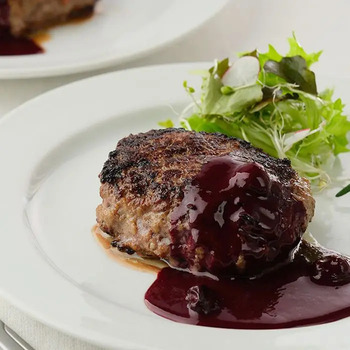 ｌｅ ｓｏｒｃｉｅｒ監修ブルーベリーソースと長萩和牛ハンバーグセット のし対応可 送料無料-1