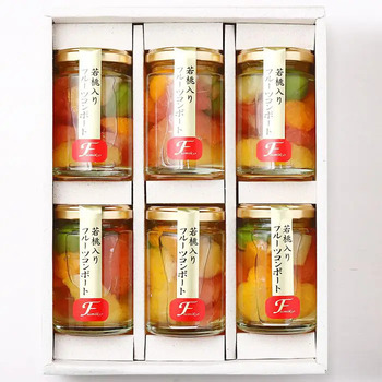 ふみこ農園 若桃入りフルーツコンポート ６本 のし対応可 送料無料-5