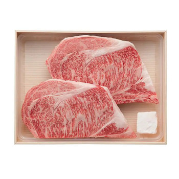 松阪牛ロースステーキ２枚　360g) のし対応可 送料無料-1