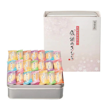 感謝のきもち　2種類の味付けおかき（えびマヨ味・ごまサラダ味）210ｇ ラッピング可 送料無料-1