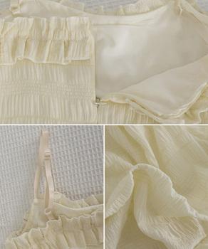 キャミワンピース ティアードワンピロング 送料無料 即日発送-9