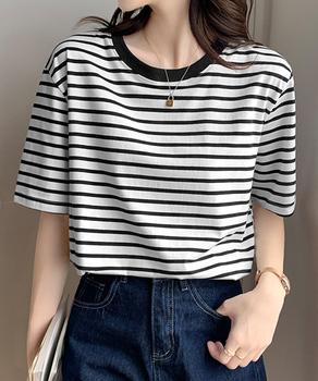 ボーダーTシャツ半袖 レディース 送料無料 即日発送-2