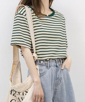 ボーダーTシャツ半袖 レディース 送料無料 即日発送-5