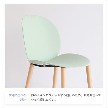チェア シンプルなデザインでインテリアに溶け込むデザイン　OFC 3841 Chair 06 wood 送料無料 即日発送-8