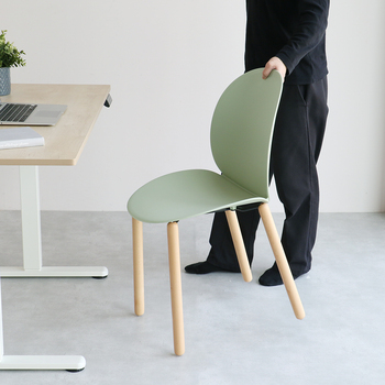 チェア シンプルなデザインでインテリアに溶け込むデザイン　OFC 3841 Chair 06 wood 送料無料 即日発送-17