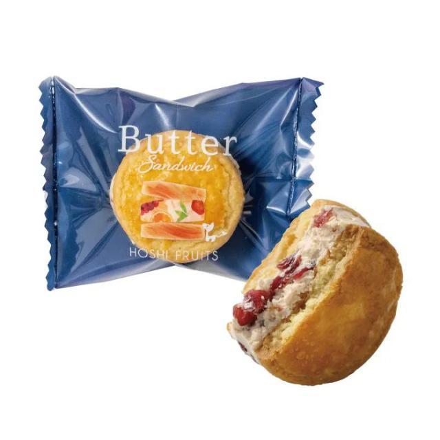 ホシフルーツ 発酵バターと果実のバターサンド クランベリーストロベリー 5個セット 送料無料-8
