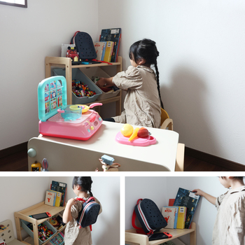 キッズトイボックスラック ナチュラル　buzz ILR 3581 送料無料 即日発送-5