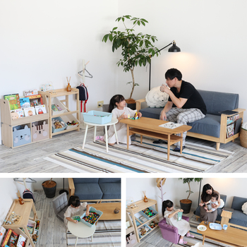 キッズトイボックスラック ナチュラル　buzz ILR 3581 送料無料 即日発送-7