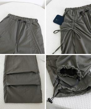 サイドドロスト カーゴパンツ レディース 送料無料 即日発送-9