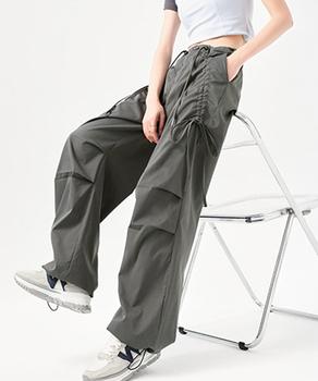 サイドドロスト カーゴパンツ レディース 送料無料 即日発送-5