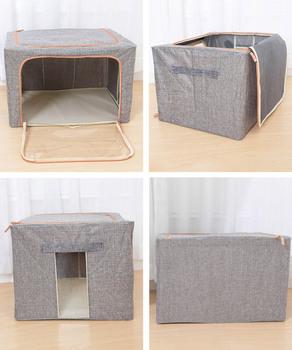 折りたたみ収納ボックス 大容量衣類収納袋 送料無料 即日発送-9