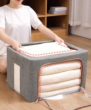 折りたたみ収納ボックス 大容量衣類収納袋 送料無料 即日発送-5