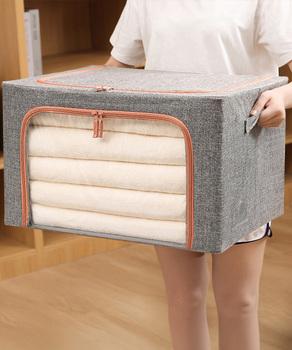 折りたたみ収納ボックス 大容量衣類収納袋 送料無料 即日発送-7