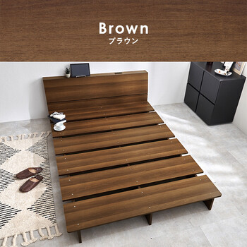 セミダブルベッドWB 7901SDBR 送料無料-14