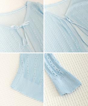 カーディガン 透かし編み レディース 送料無料 即日発送-9