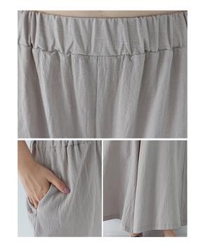 リラックスワイドパンツ キュロットパンツ 送料無料 即日発送-8