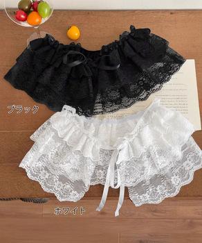 総レースヒップカバー ティアード裾カバー 送料無料 即日発送-1