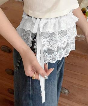 総レースヒップカバー ティアード裾カバー 送料無料 即日発送-8