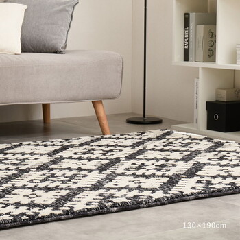 ラグ シェニールラグ ふっくら 厚手 滑り止め ダッタ 約130×190cm 送料無料-9