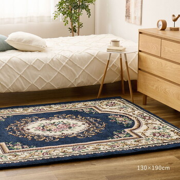 ラグ シェニールラグ 約130×190cm ふっくら 厚手 滑り止め ダミニ 約130×190cm 送料無料-13