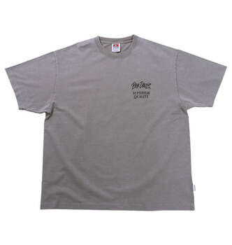 大きいサイズ BEN DAVIS バリアスモチーフヴィンテージ半袖Tシャツ 3L 4L 5L 6L ライトグレー ラッピング可 送料無料 即日発送-1