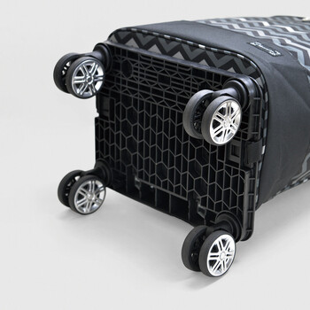 4輪シェブロン柄ショッピングカート ファスナー開閉タイプ 15 5044 送料無料-7