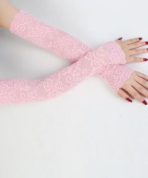 レースアームカバー レディース UVケア 送料無料 即日発送-8