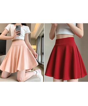 サーキュラースカート ウエストゴム 送料無料 即日発送-6