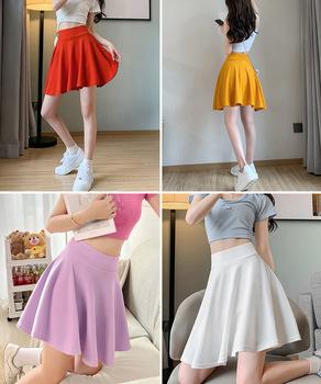サーキュラースカート ウエストゴム 送料無料 即日発送-7