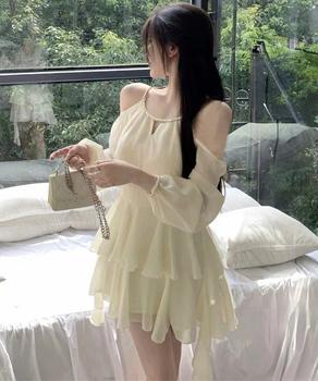 オフショルダーミニワンピース 可愛い夏服 送料無料 即日発送-5