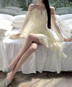 オフショルダーミニワンピース 可愛い夏服 送料無料 即日発送-7