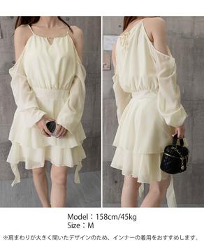 オフショルダーミニワンピース 可愛い夏服 送料無料 即日発送-8