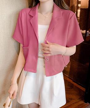 テーラードジャケット薄手サマージャケット 送料無料 即日発送-7