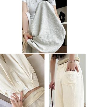 ワイドパンツ ハイウエストイージーパンツ 送料無料 即日発送-7