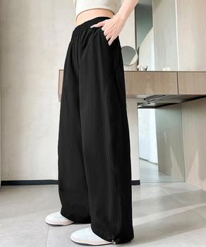 ワイドパンツ レディースストレートパンツ 送料無料 即日発送-3