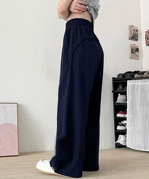 ワイドパンツ レディースストレートパンツ 送料無料 即日発送-7
