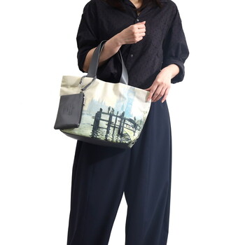 クラシックな名画が洗練されたトートバッグ A4対応 トートバッグ COOCO 送料無料 即日発送-29