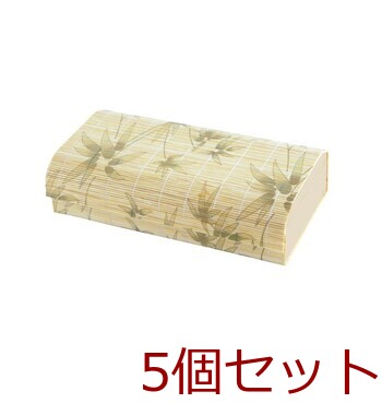 新すだれ弁当 笹柄 小 5個セット 送料無料-0