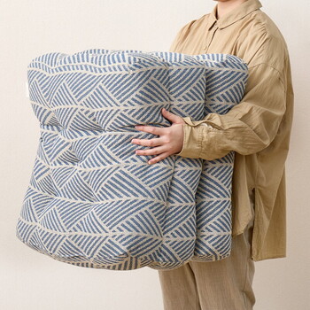 3つ折りごろ寝クッション インド綿100% テラ 2カラー 約50×150cm 送料無料-15