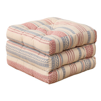 3つ折りごろ寝クッション インド綿100% テラ 2カラー 約50×150cm 送料無料-4